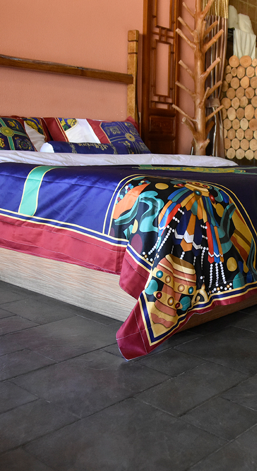 藏族風格床上用品、藏族民宿床上用品